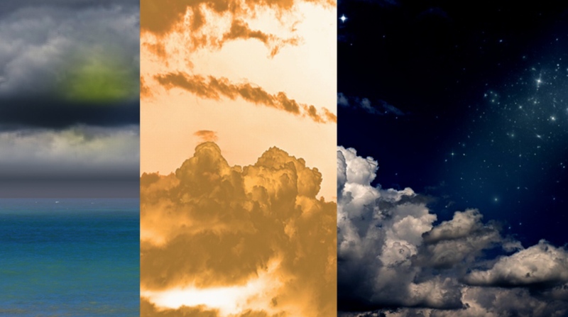 Photoshopで夏の空を3種類にレタッチしてみた方法の紹介