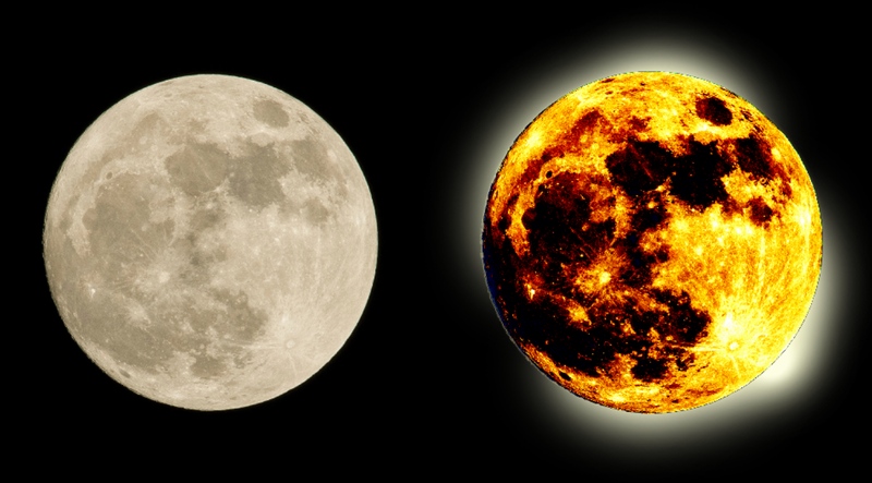 Photohopで月を怪しく光らせたエフェクトの作り方